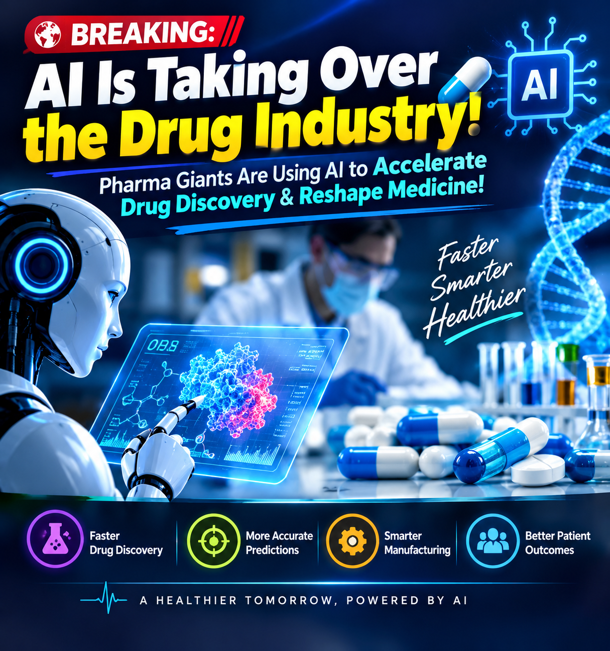 BREAKING: AI Is Taking Over the Drug Industry! Pharma Giants Are Using AI to Accelerate Drug Discovery & Reshape Medicine!
