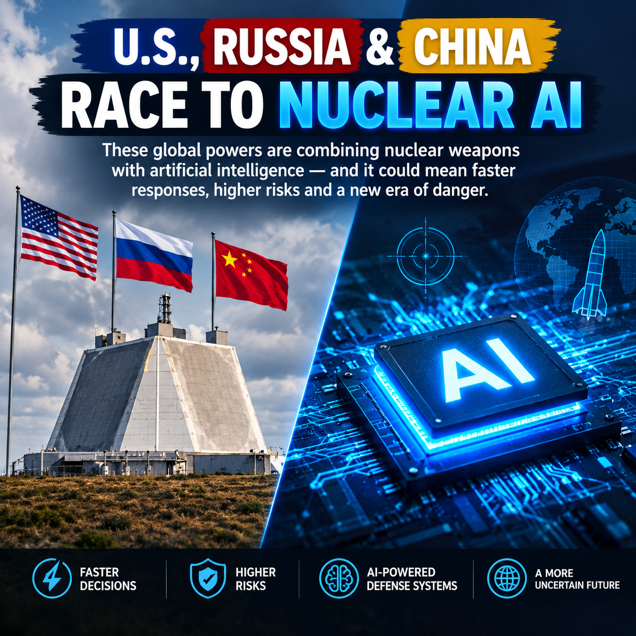 AI Enters the Nuclear Early-Warning Race: How the U.S., Russia and China Are Using Artificial Intelligence